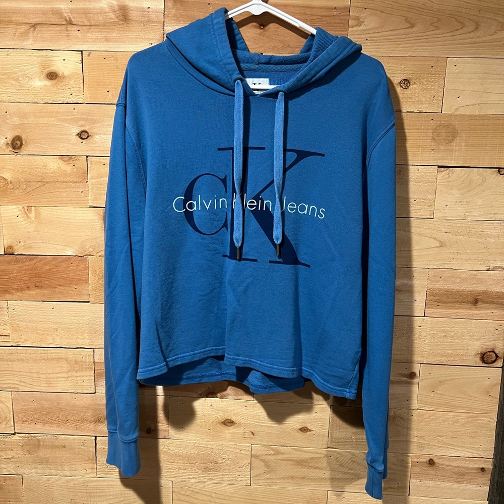 Calvin Klein blue hoodie